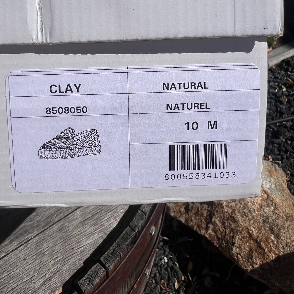 NWT La Canadienne Clay Rattan Platform Loafer - Size 8.5 - Picture 15 of 16